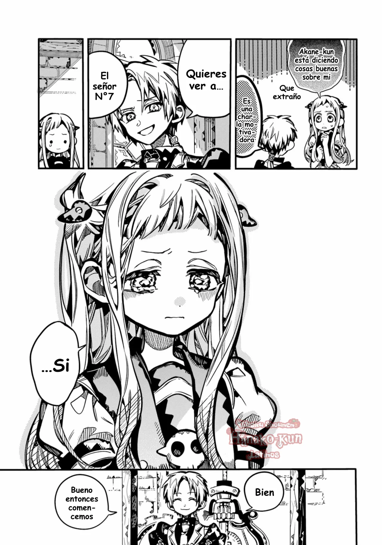 Página 25 — Jibaku Shounen Hanako-kun Capítulo 127