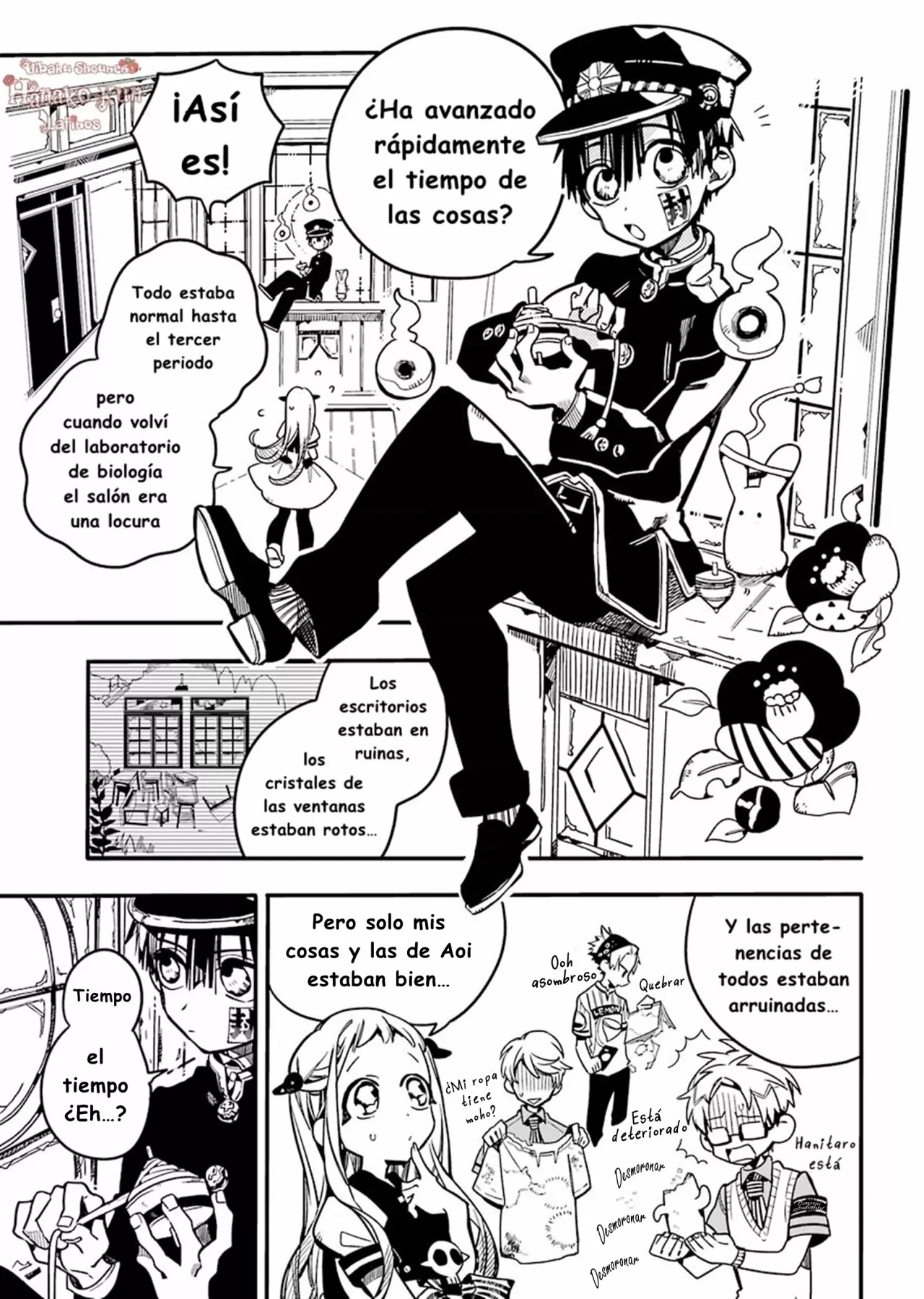 Página 12 — Jibaku Shounen Hanako-kun Capítulo 23