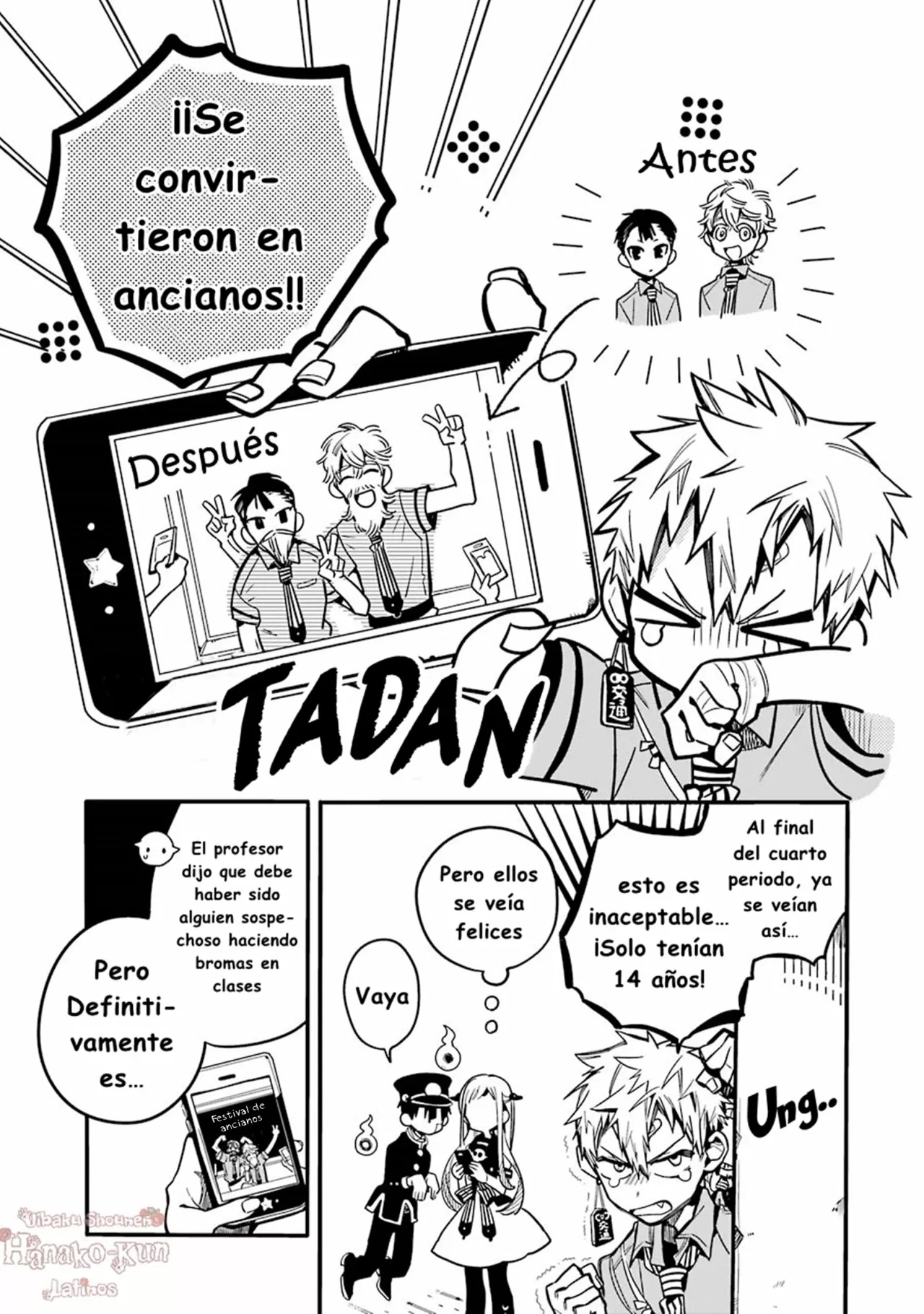 Página 14 — Jibaku Shounen Hanako-kun Capítulo 23