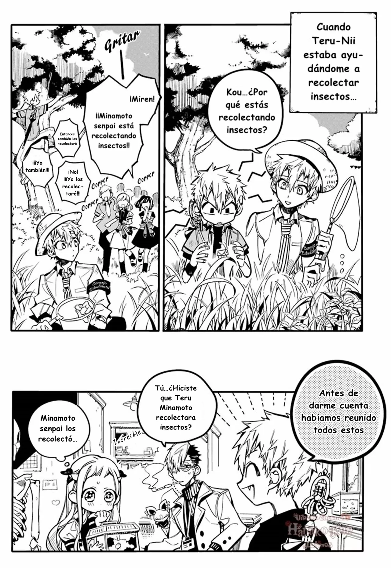 Página 15 — Jibaku Shounen Hanako-kun Capítulo 28