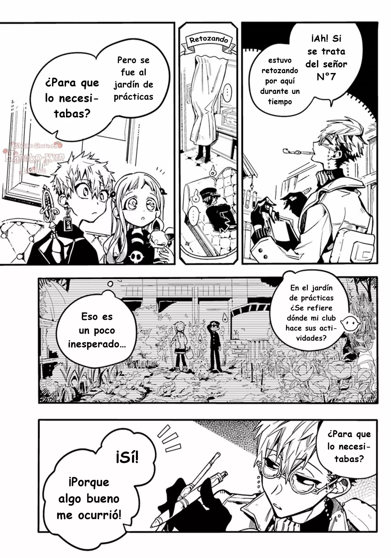 Página 18 — Jibaku Shounen Hanako-kun Capítulo 28