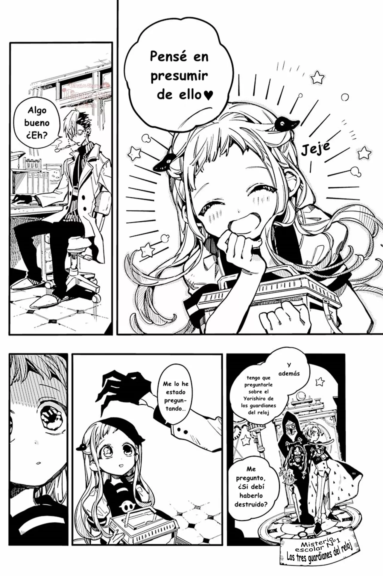 Página 19 — Jibaku Shounen Hanako-kun Capítulo 28