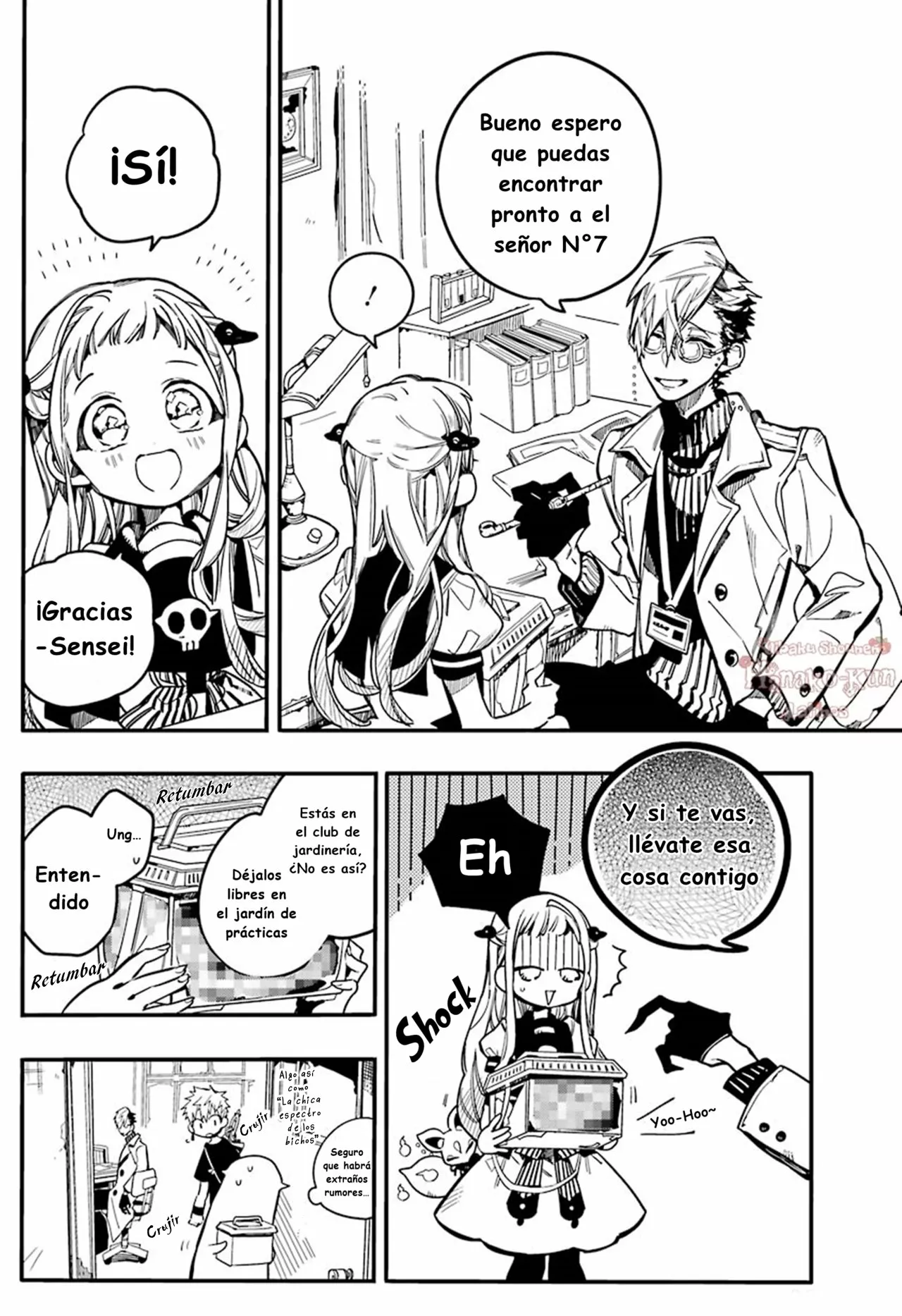 Página 21 — Jibaku Shounen Hanako-kun Capítulo 28