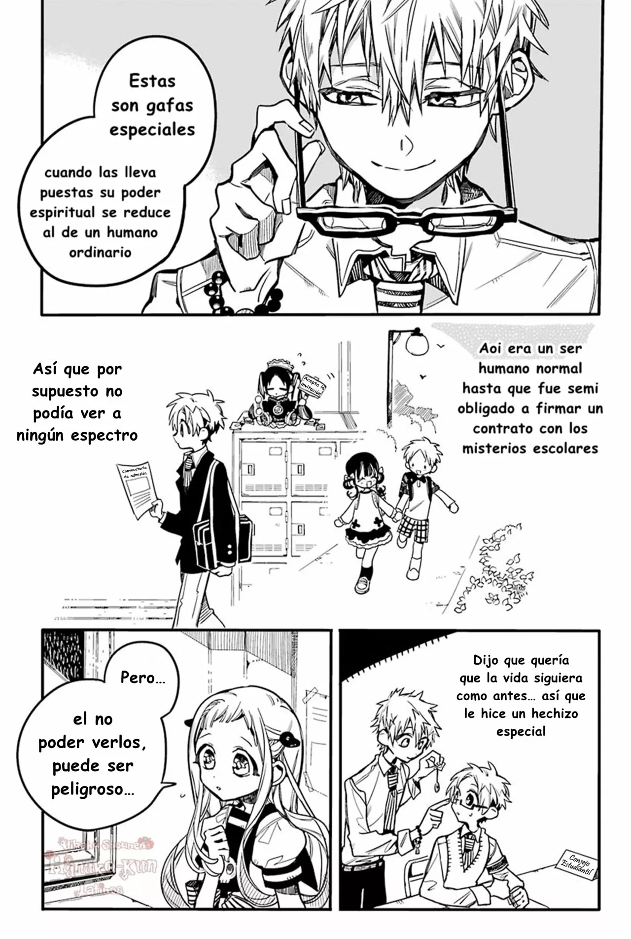 Página 18 — Jibaku Shounen Hanako-kun Capítulo 29