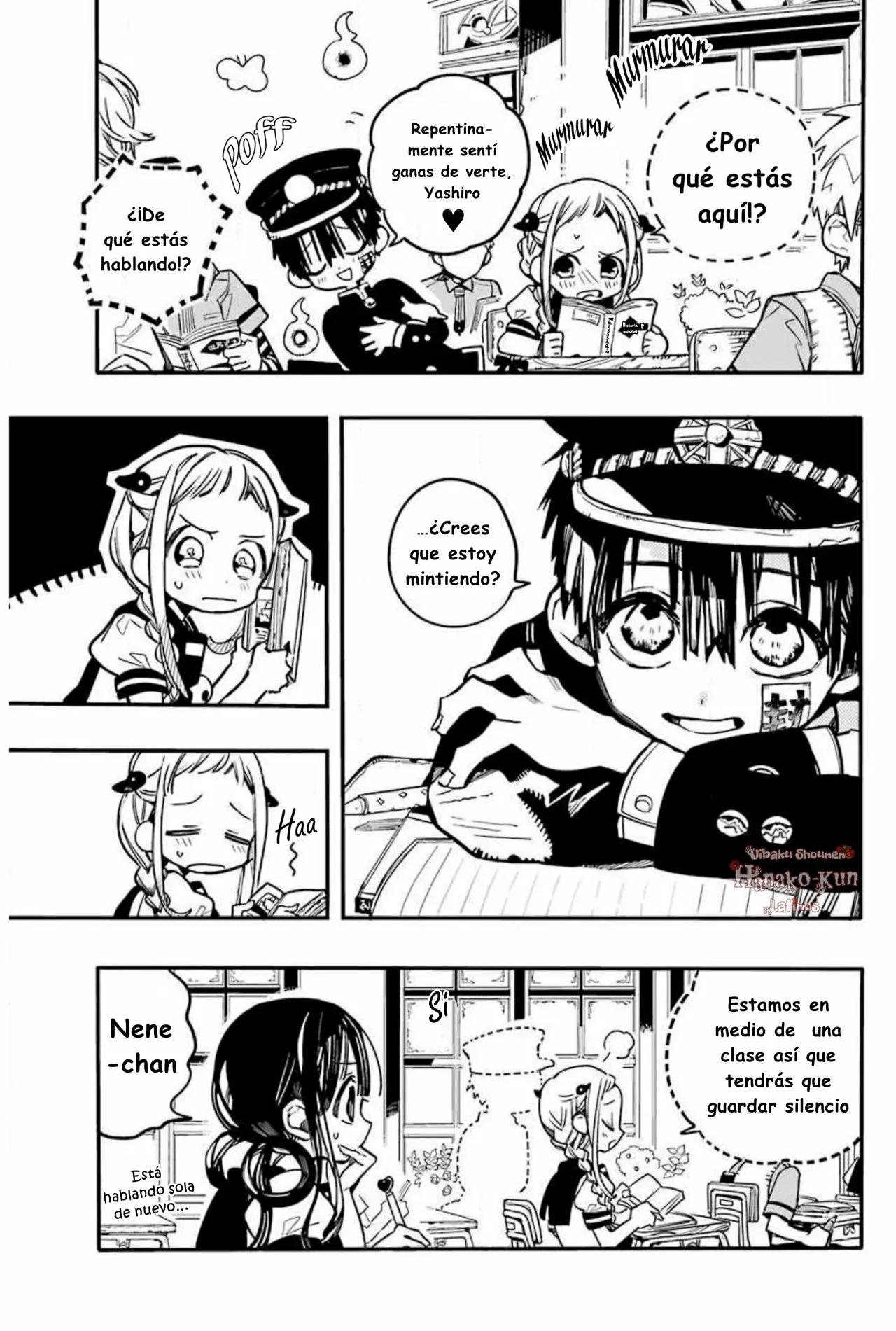 Página 18 — Jibaku Shounen Hanako-kun Capítulo 36