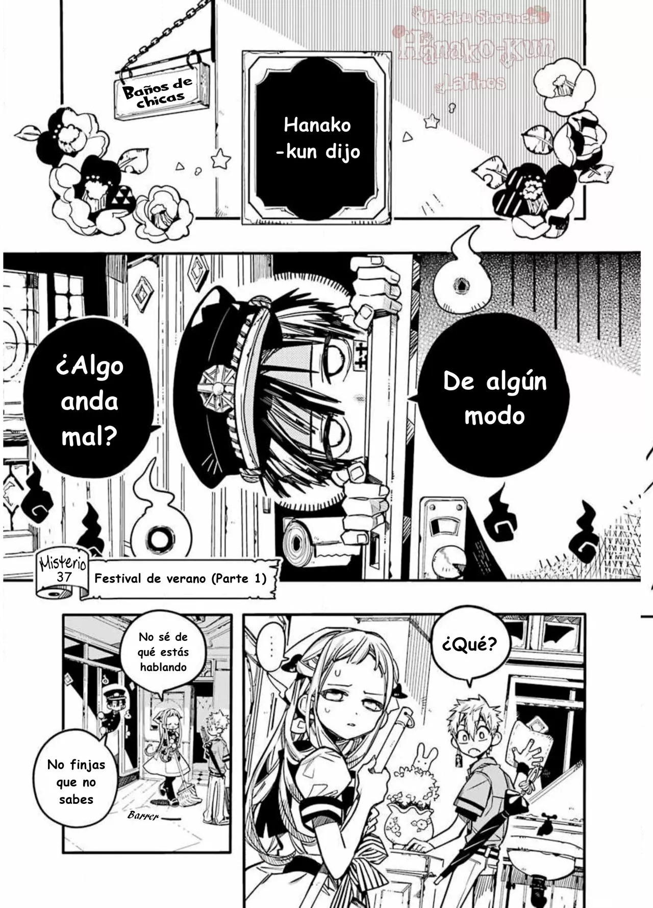 Página 4 — Jibaku Shounen Hanako-kun Capítulo 37