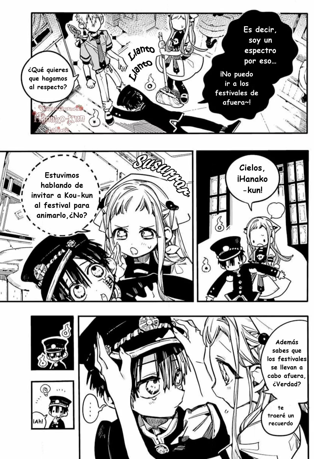 Página 6 — Jibaku Shounen Hanako-kun Capítulo 37