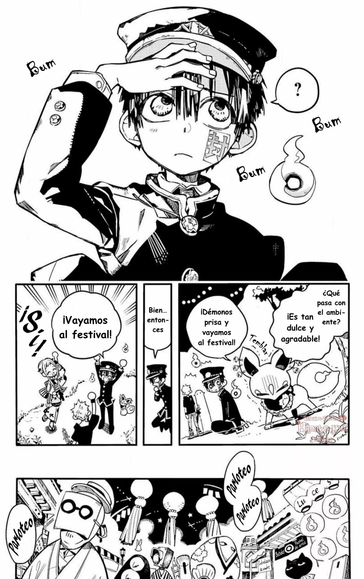 Página 16 — Jibaku Shounen Hanako-kun Capítulo 37