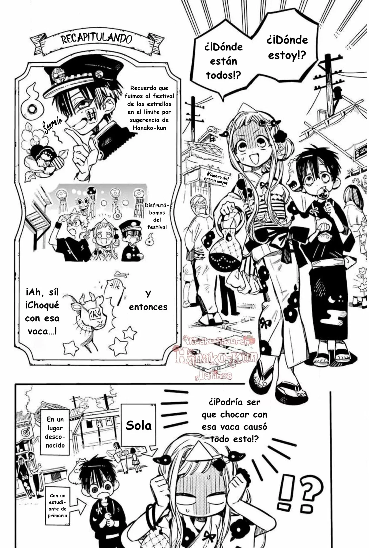 Página 7 — Jibaku Shounen Hanako-kun Capítulo 38