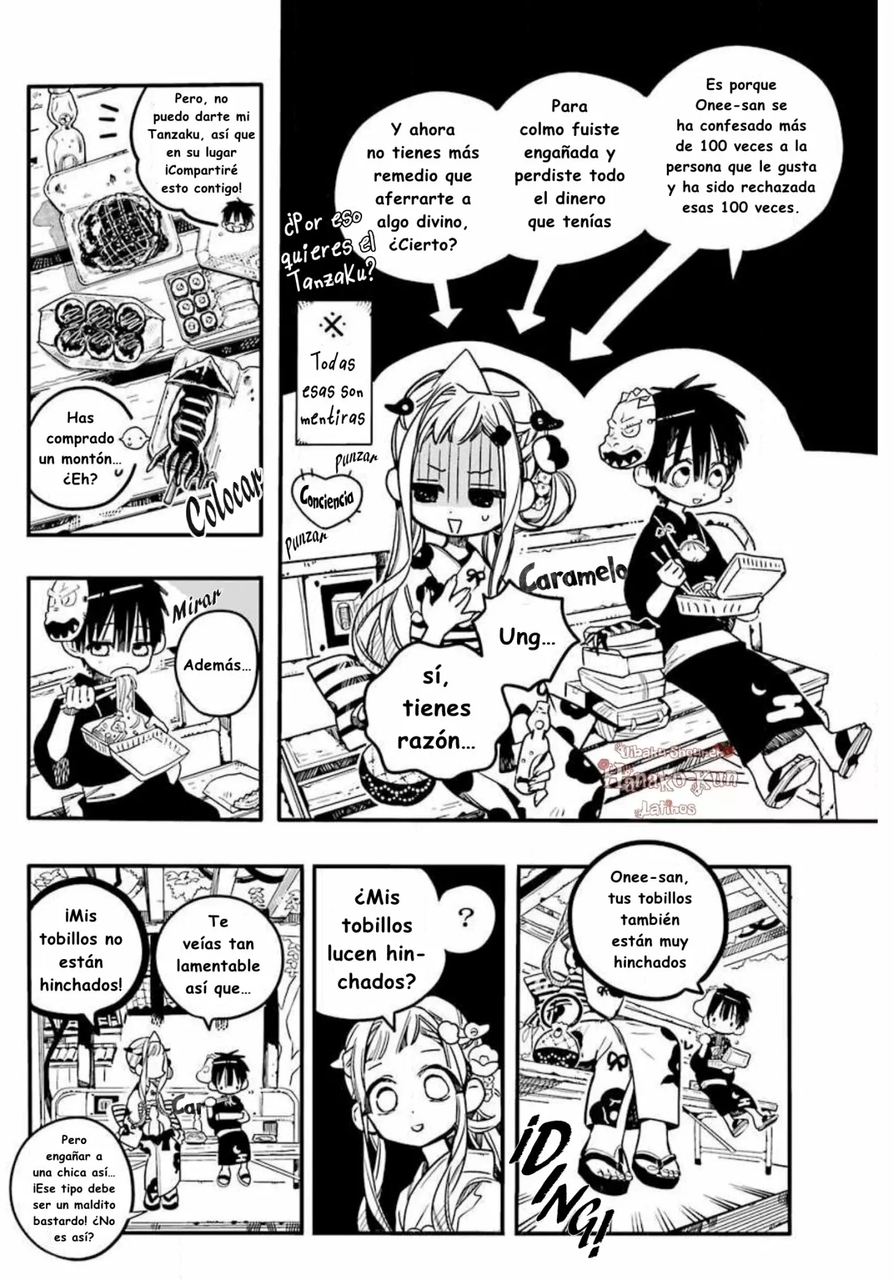 Página 15 — Jibaku Shounen Hanako-kun Capítulo 38