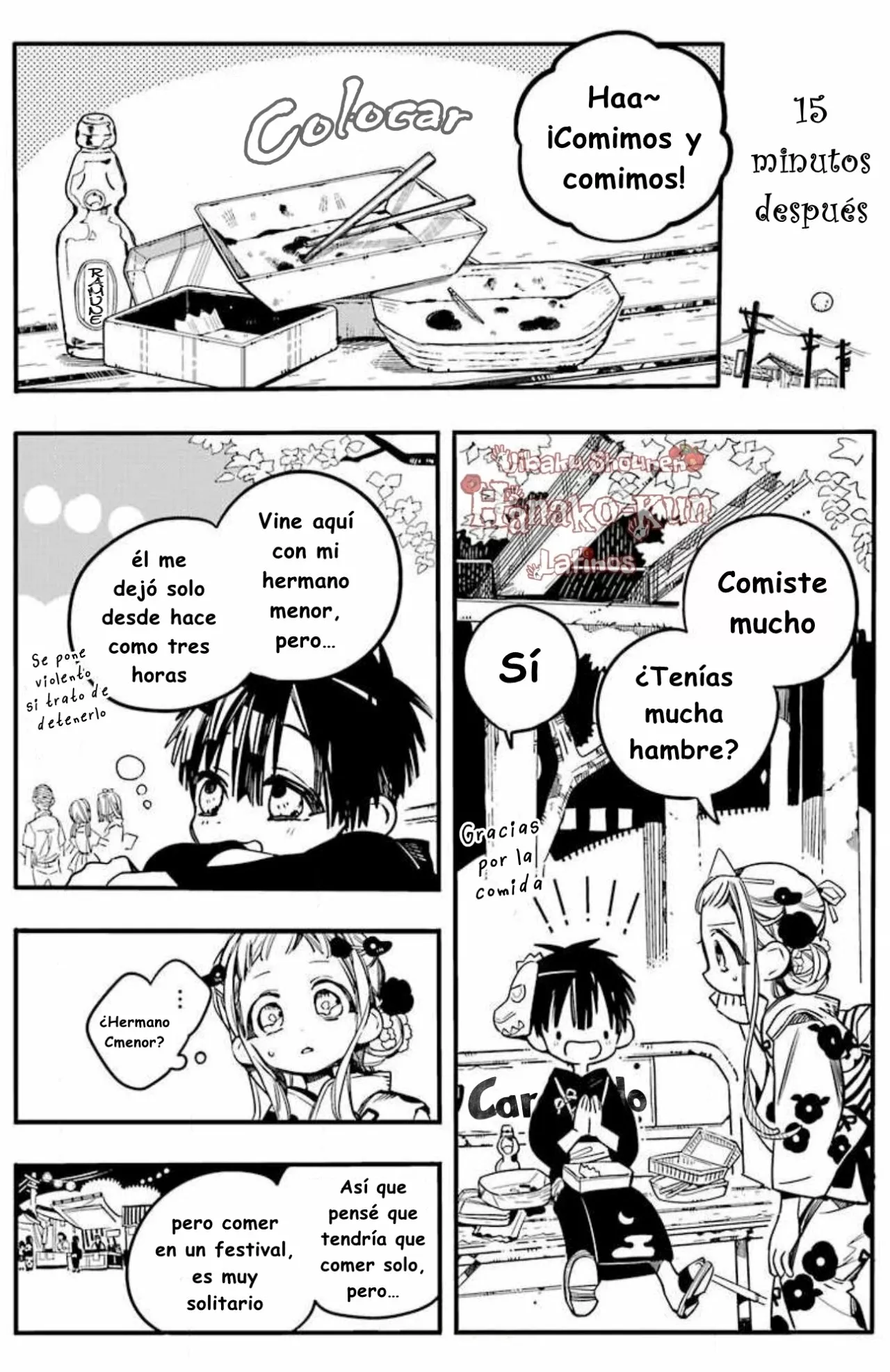 Página 19 — Jibaku Shounen Hanako-kun Capítulo 38