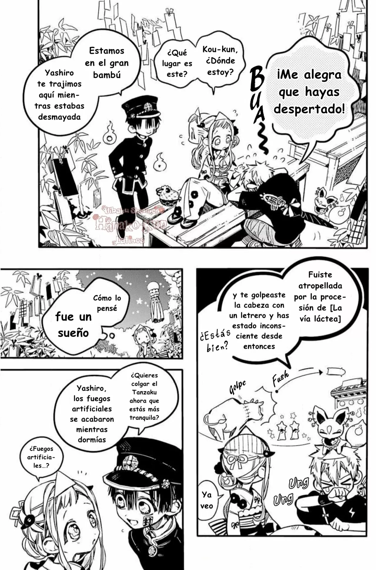 Página 37 — Jibaku Shounen Hanako-kun Capítulo 38