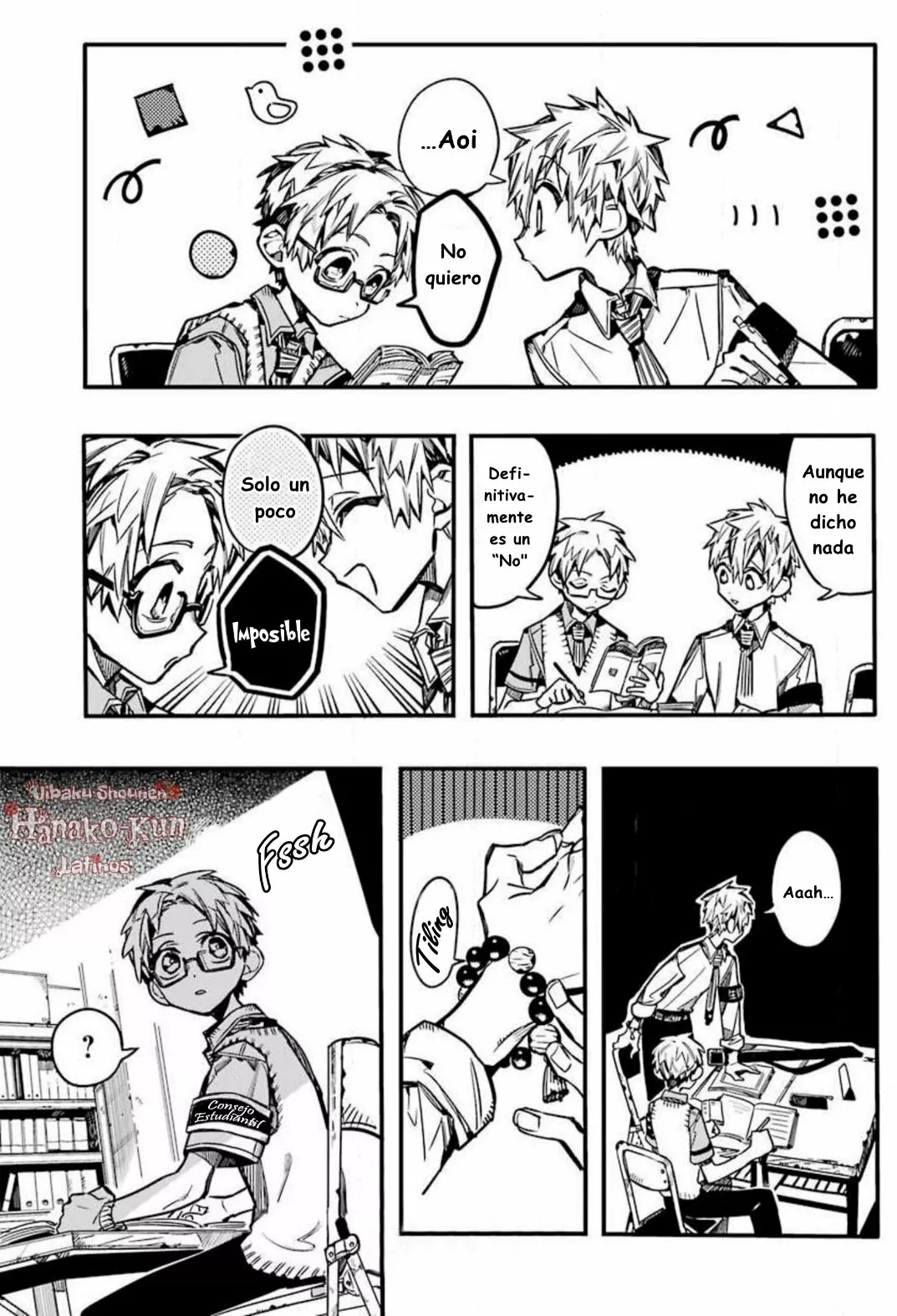 Página 12 — Jibaku Shounen Hanako-kun Capítulo 59