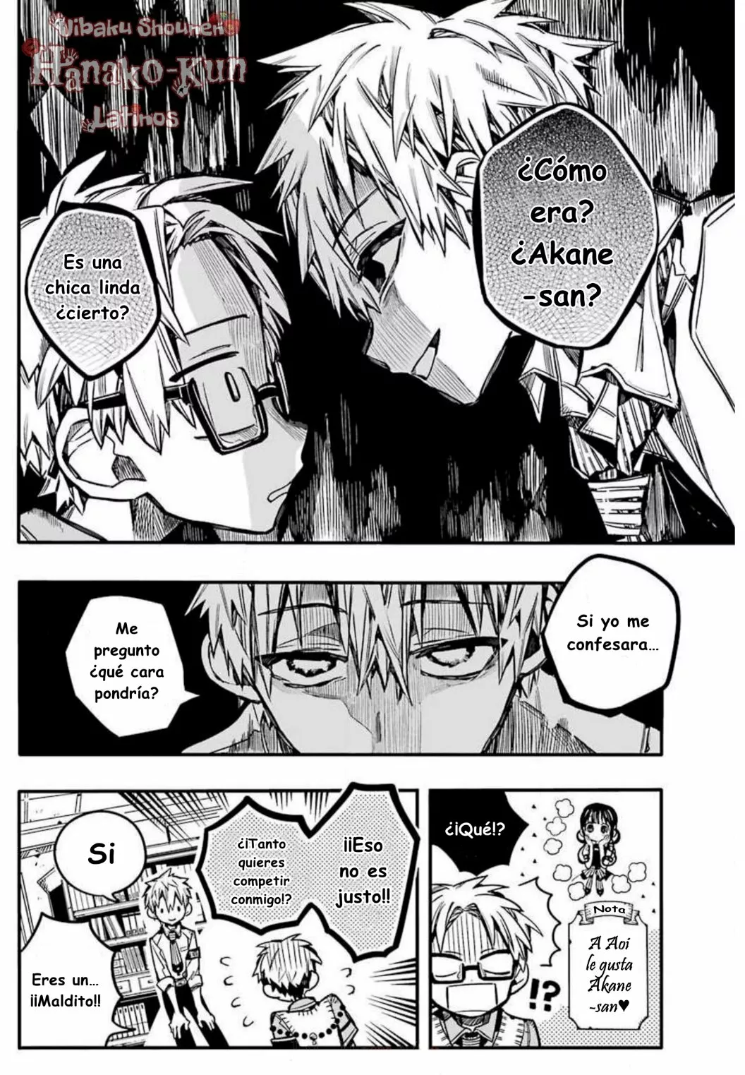 Página 15 — Jibaku Shounen Hanako-kun Capítulo 59