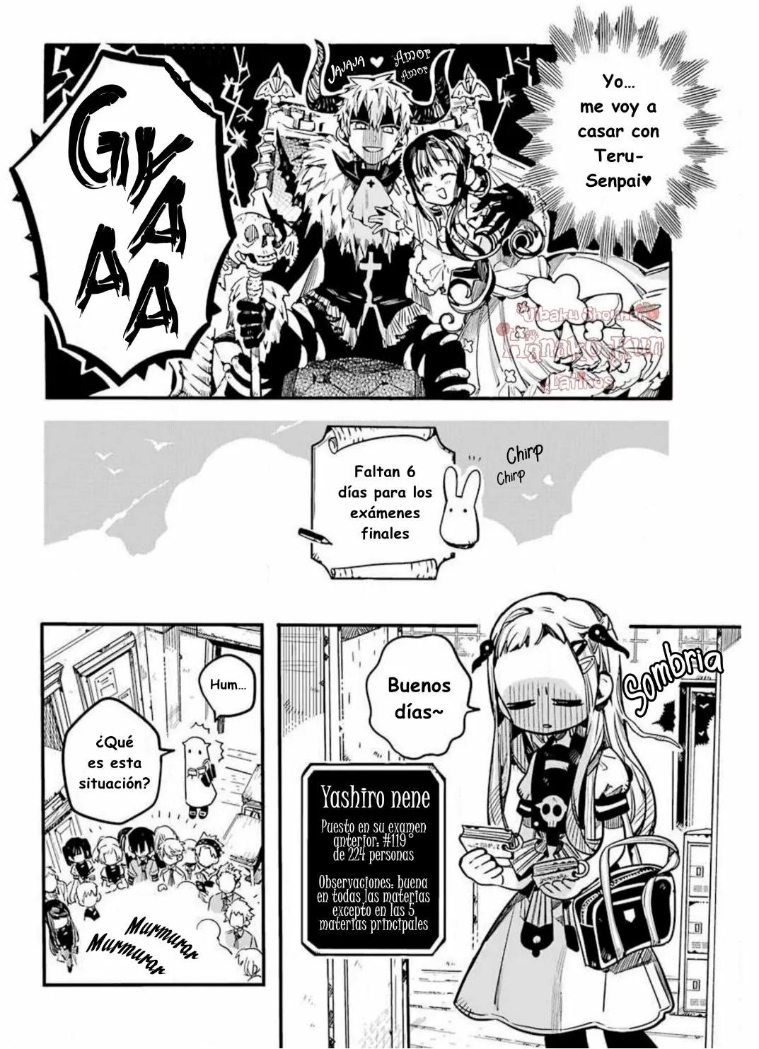 Página 17 — Jibaku Shounen Hanako-kun Capítulo 59