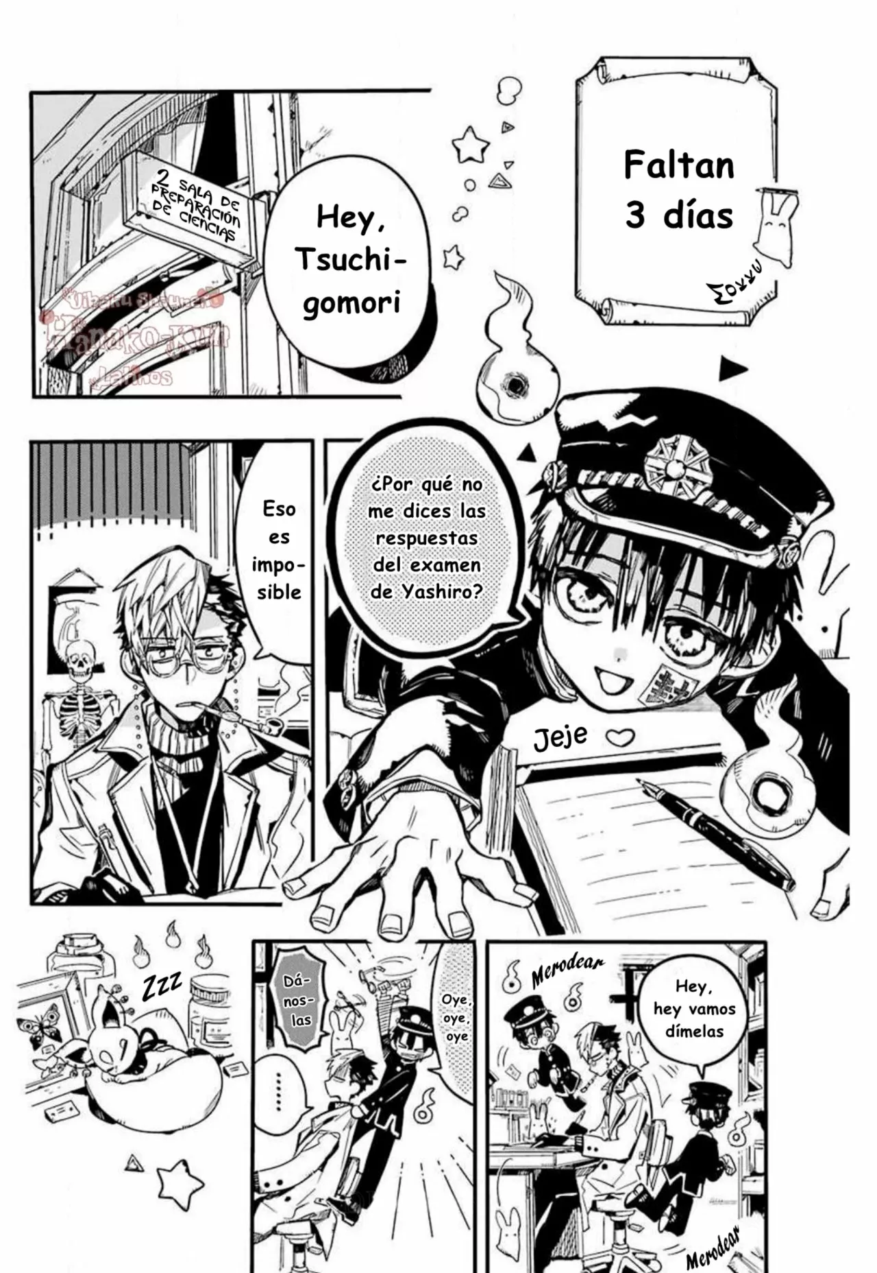 Página 23 — Jibaku Shounen Hanako-kun Capítulo 59
