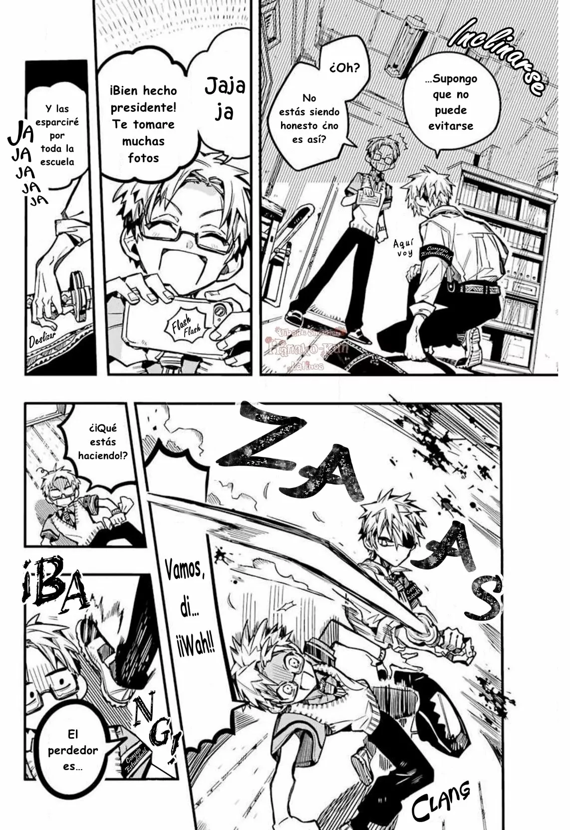 Página 29 — Jibaku Shounen Hanako-kun Capítulo 59