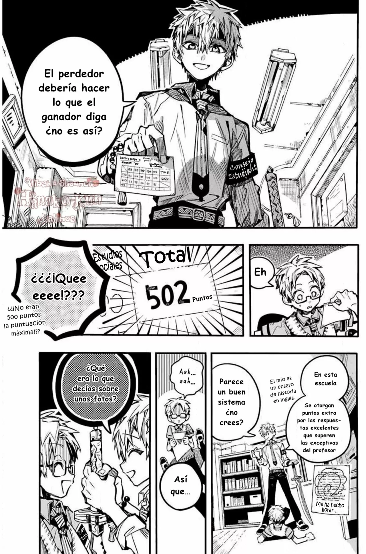 Página 30 — Jibaku Shounen Hanako-kun Capítulo 59