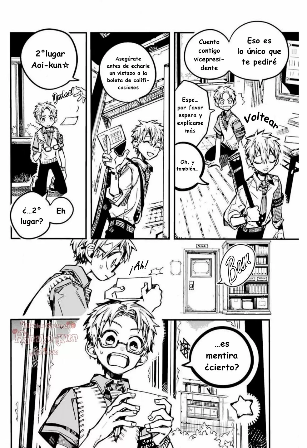 Página 33 — Jibaku Shounen Hanako-kun Capítulo 59