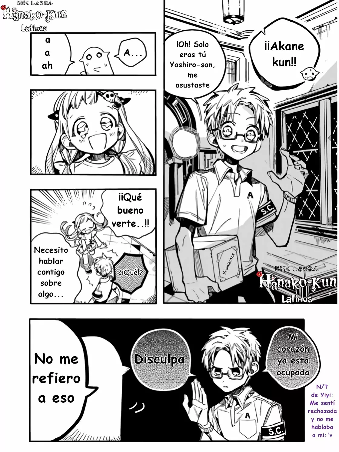 Página 28 — Jibaku Shounen Hanako-kun Capítulo 60