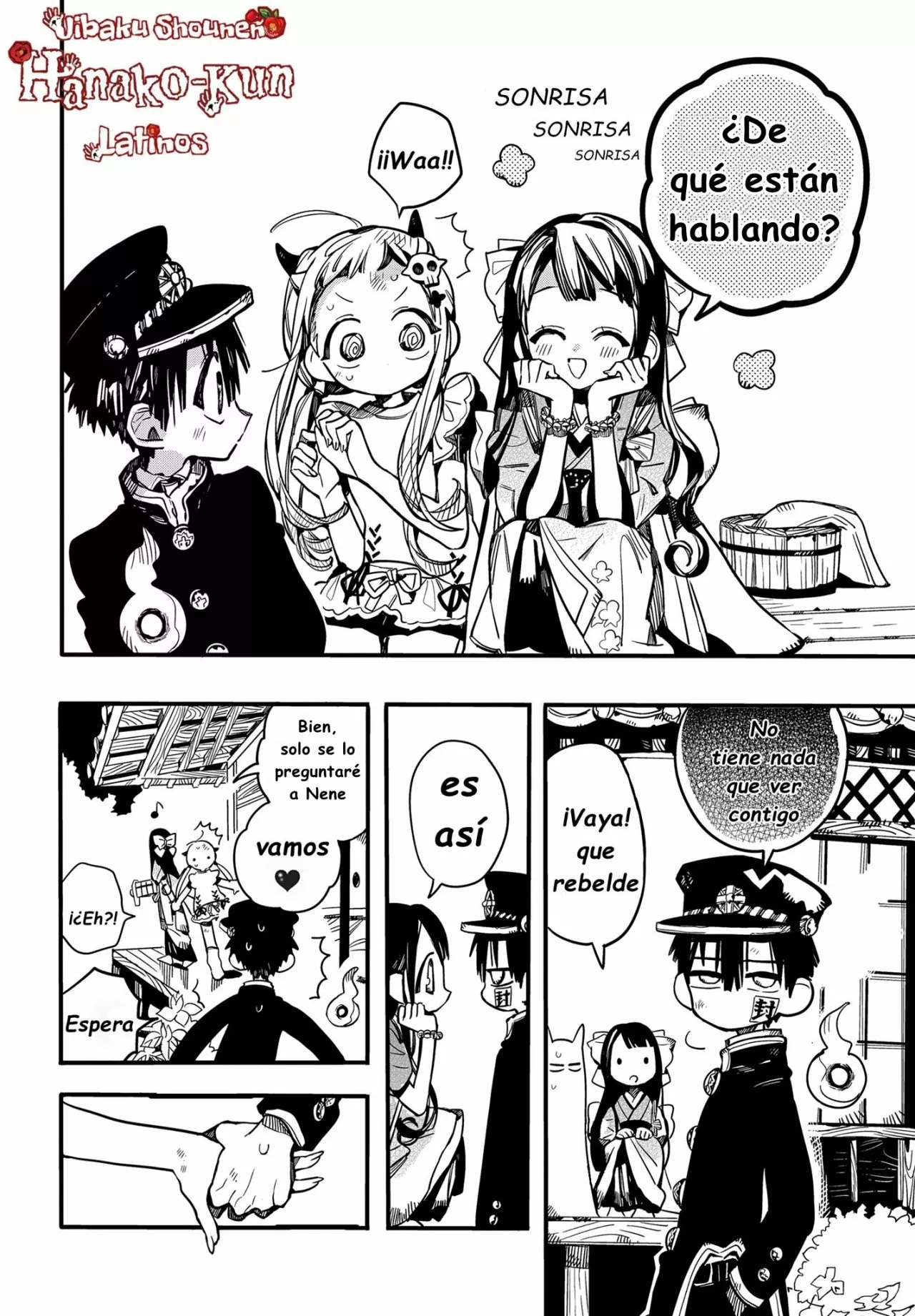 Página 32 — Jibaku Shounen Hanako-kun Capítulo 66