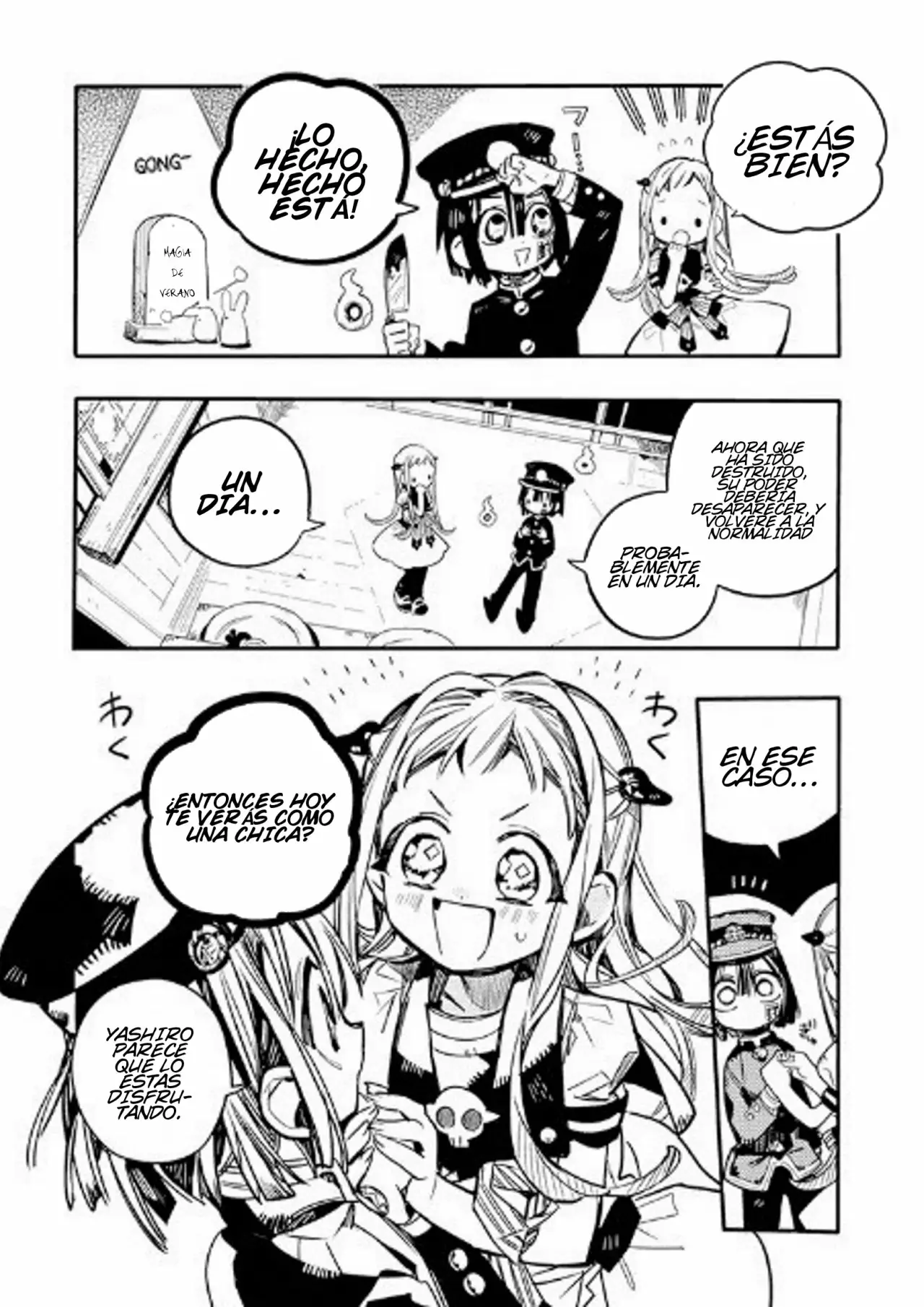 Página 4 — Jibaku Shounen Hanako-kun Capítulo 7.5