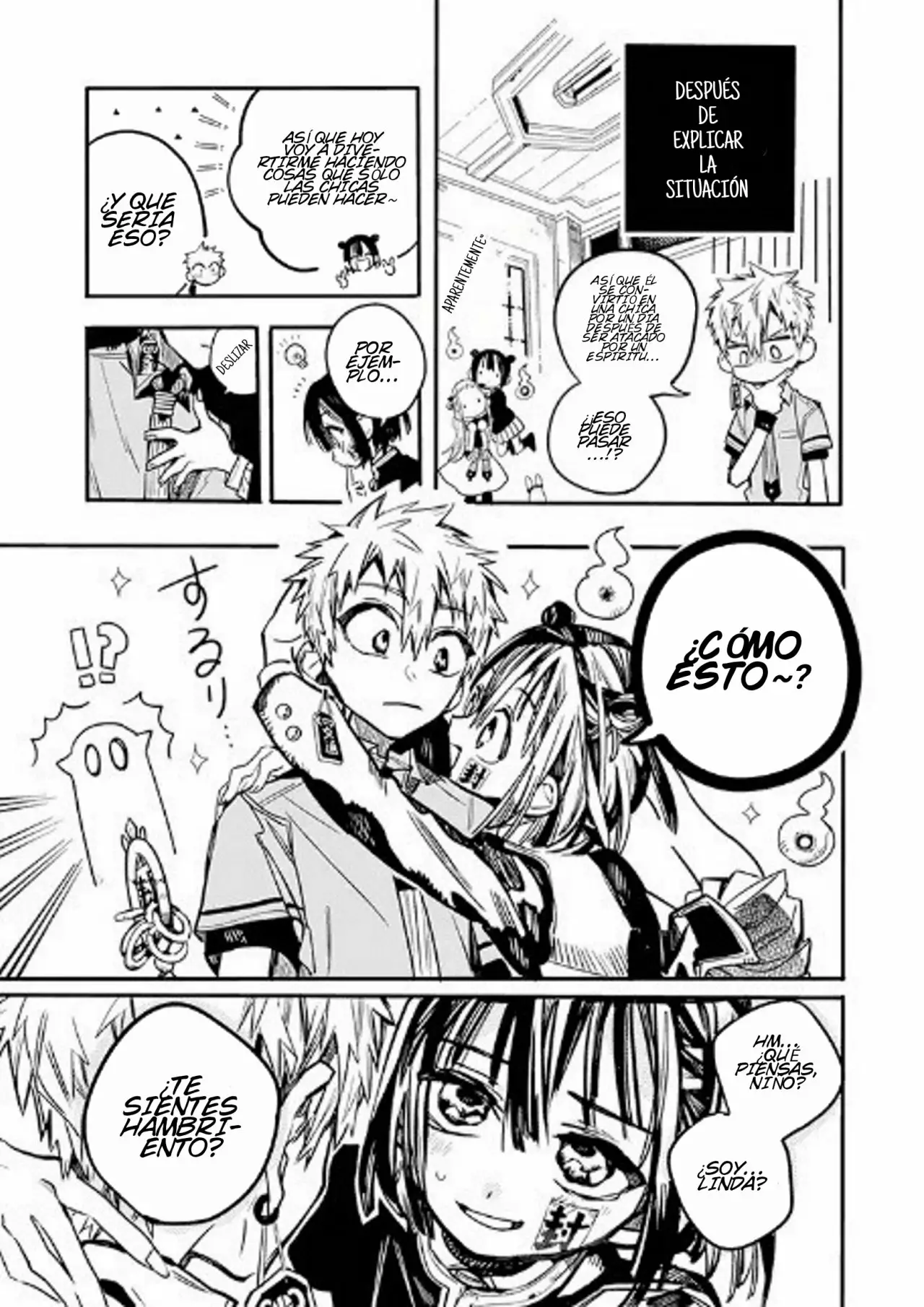 Página 9 — Jibaku Shounen Hanako-kun Capítulo 7.5
