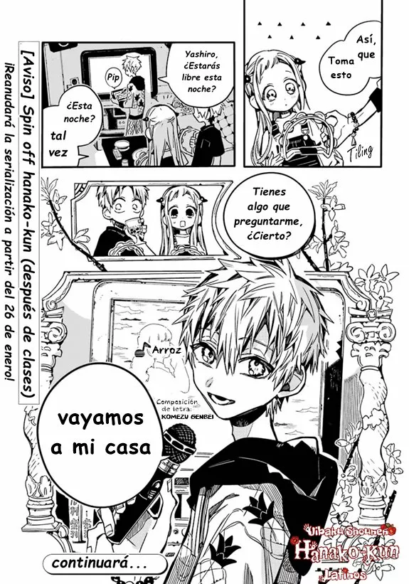 Página 35 — Jibaku Shounen Hanako-kun Capítulo 72