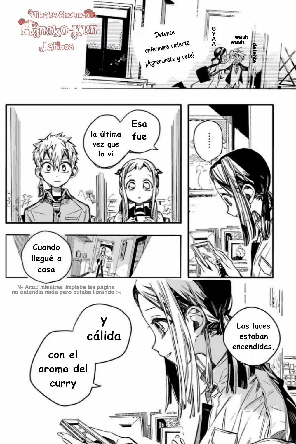 Página 34 — Jibaku Shounen Hanako-kun Capítulo 74