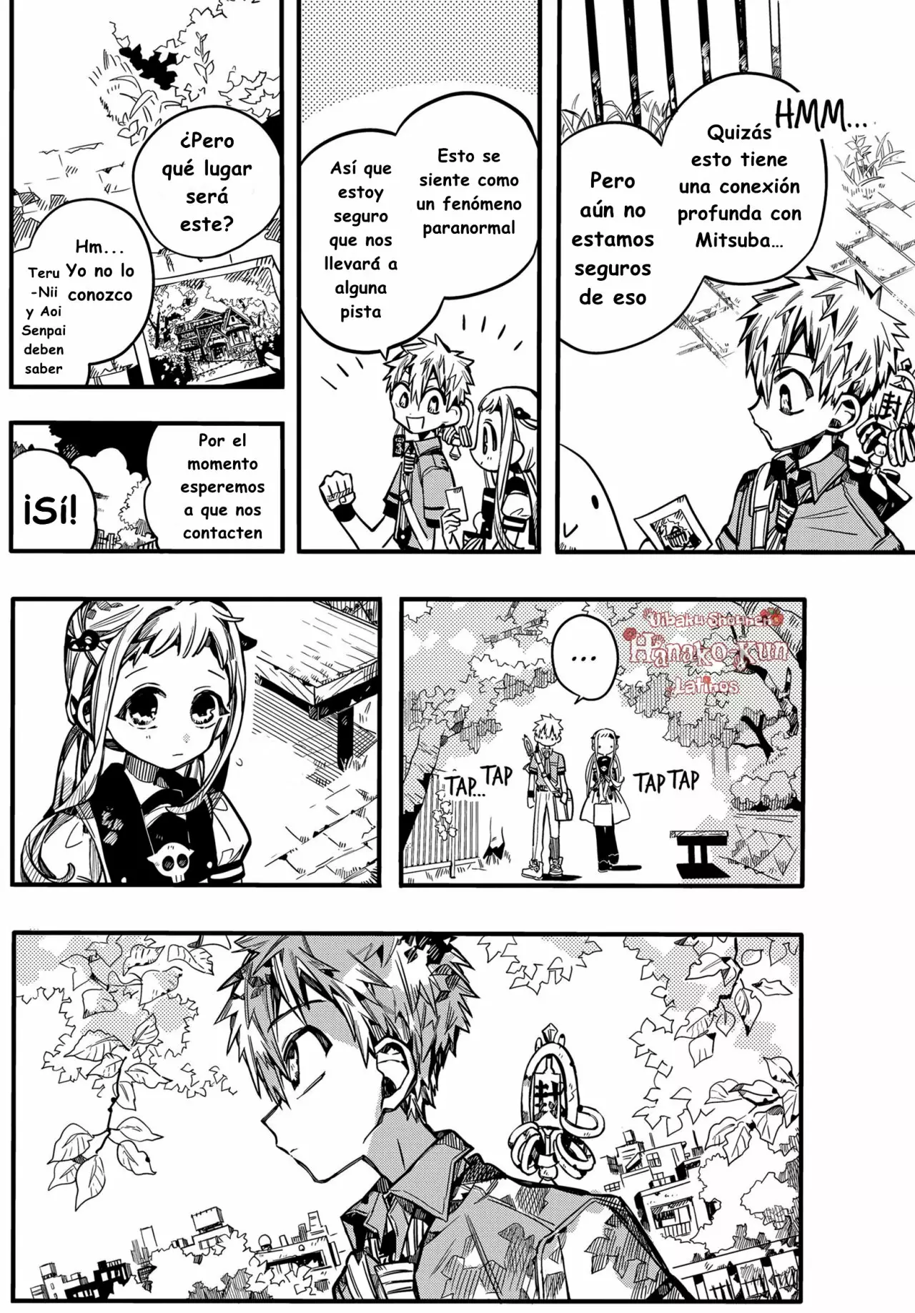 Página 9 — Jibaku Shounen Hanako-kun Capítulo 75