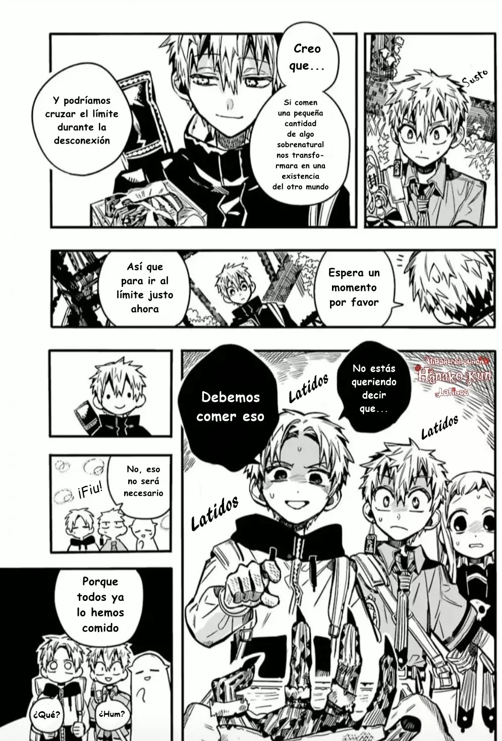 Página 8 — Jibaku Shounen Hanako-kun Capítulo 84
