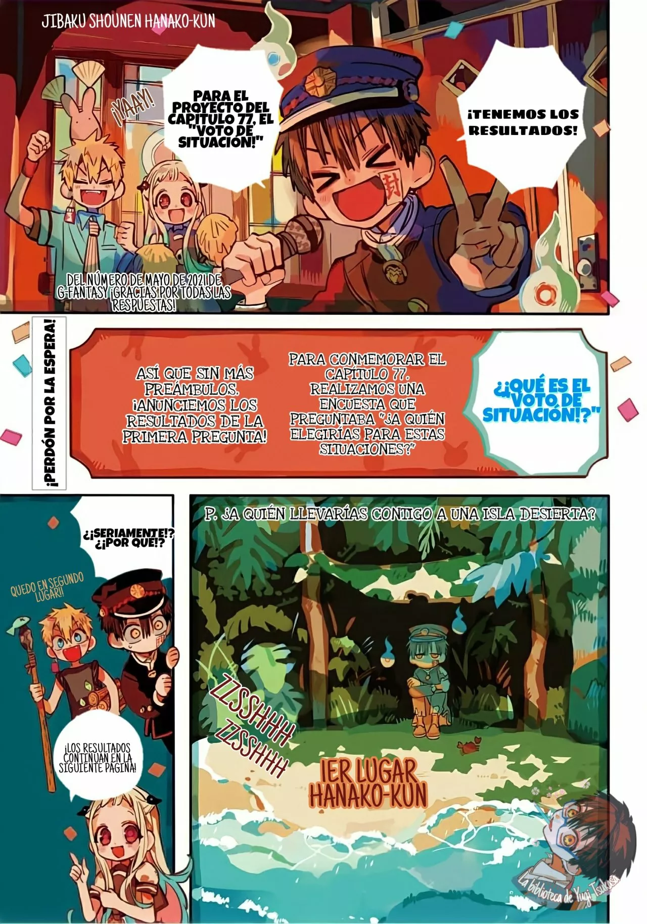 Página 35 — Jibaku Shounen Hanako-kun Capítulo 87.9