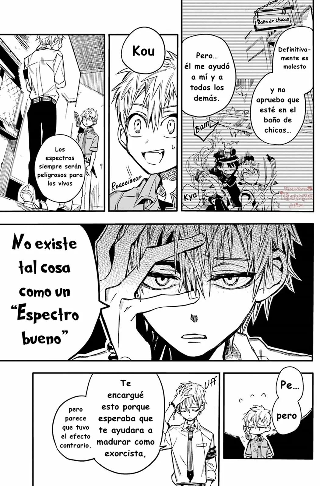 Página 14 — Jibaku Shounen Hanako-kun Capítulo 9