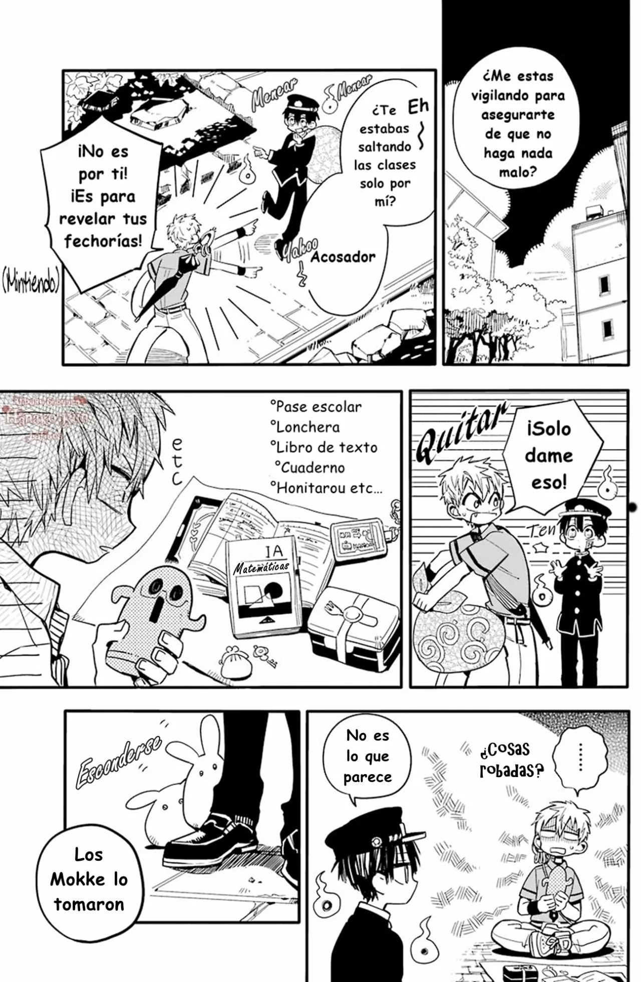 Página 20 — Jibaku Shounen Hanako-kun Capítulo 9