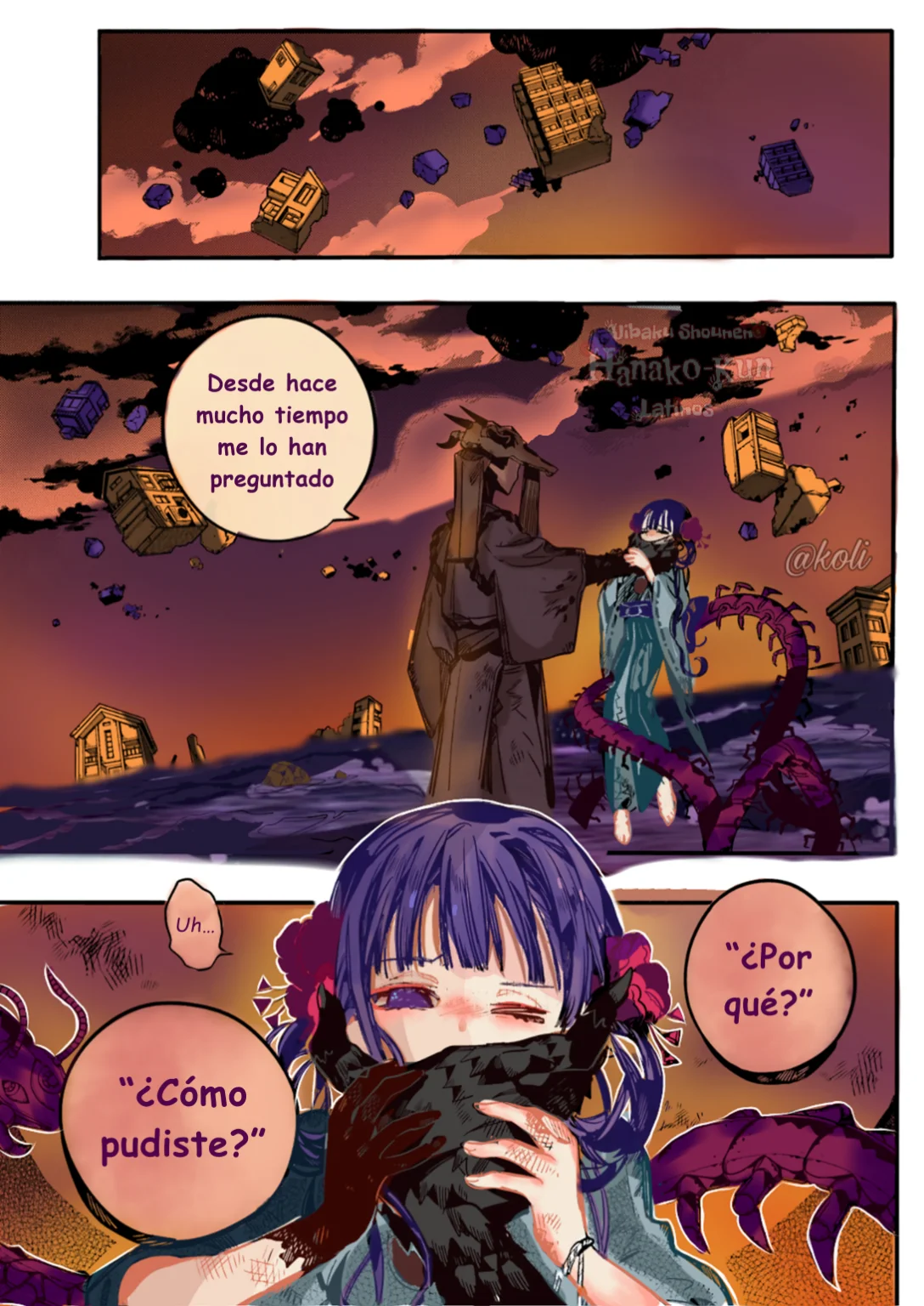 Página 8 — Jibaku Shounen Hanako-kun Capítulo 90