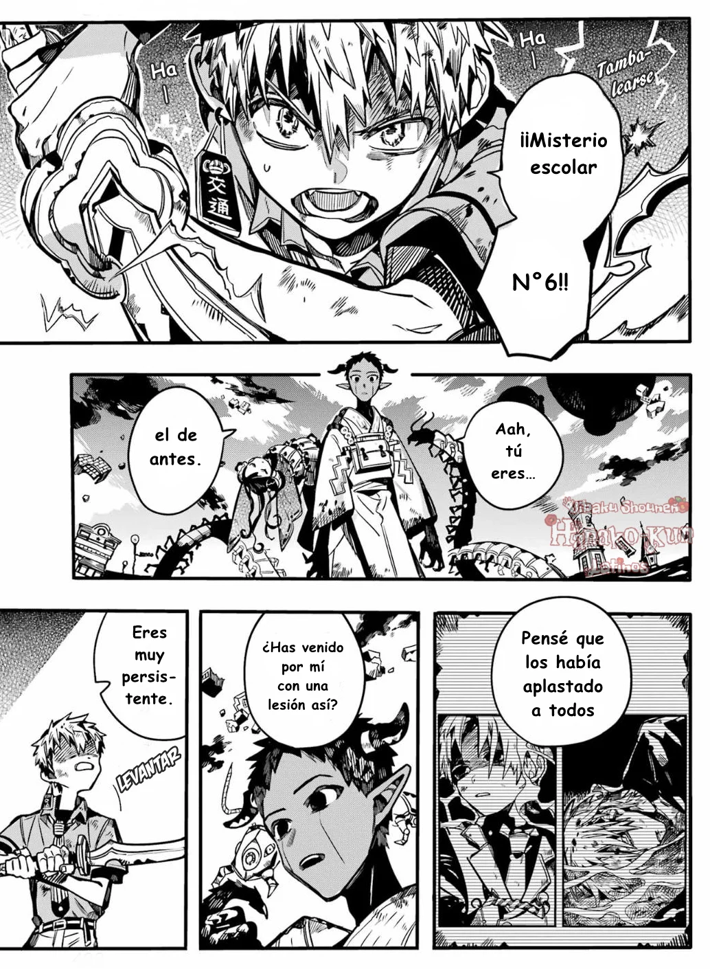Página 12 — Jibaku Shounen Hanako-kun Capítulo 90