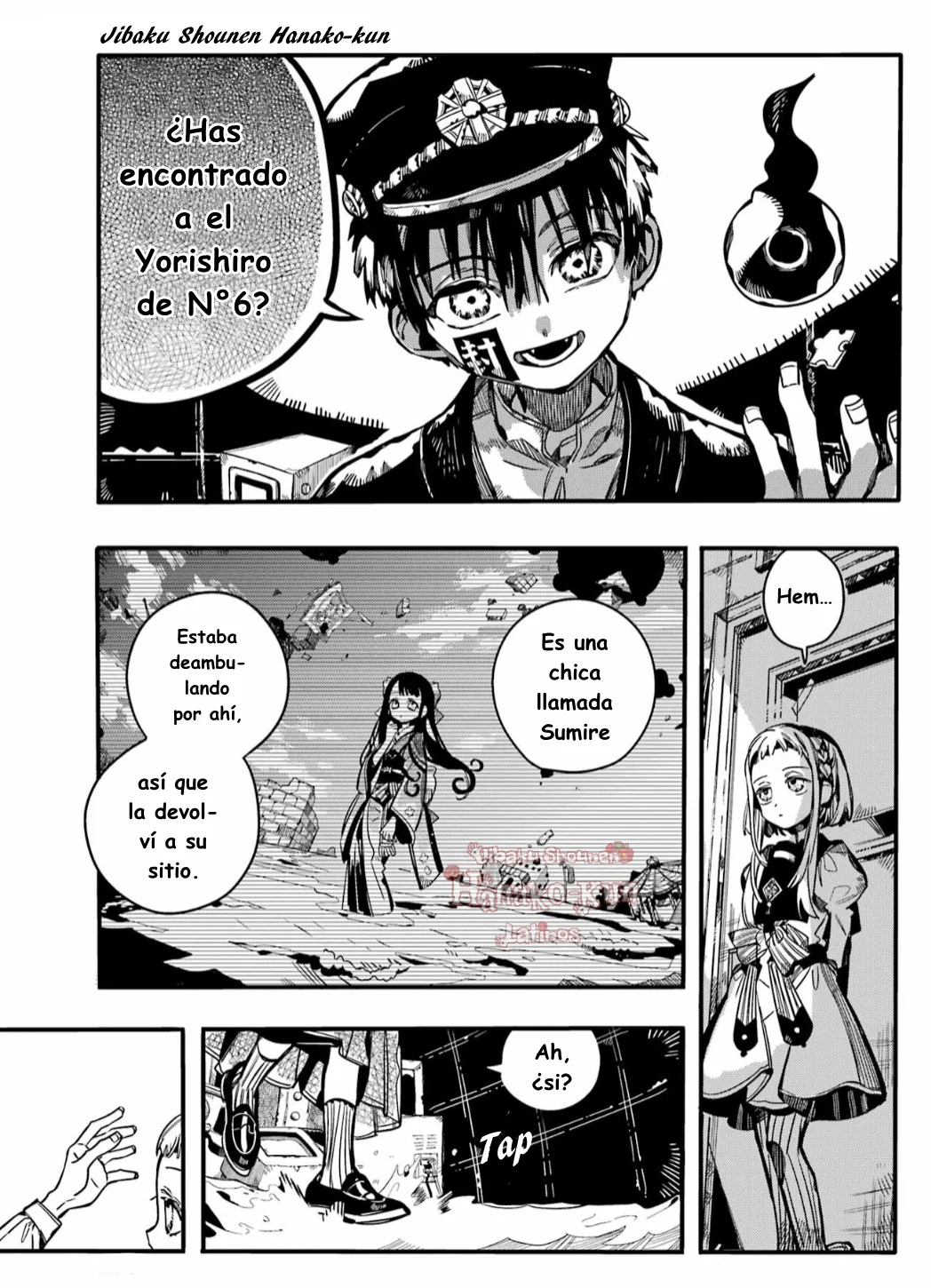 Página 10 — Jibaku Shounen Hanako-kun Capítulo 92