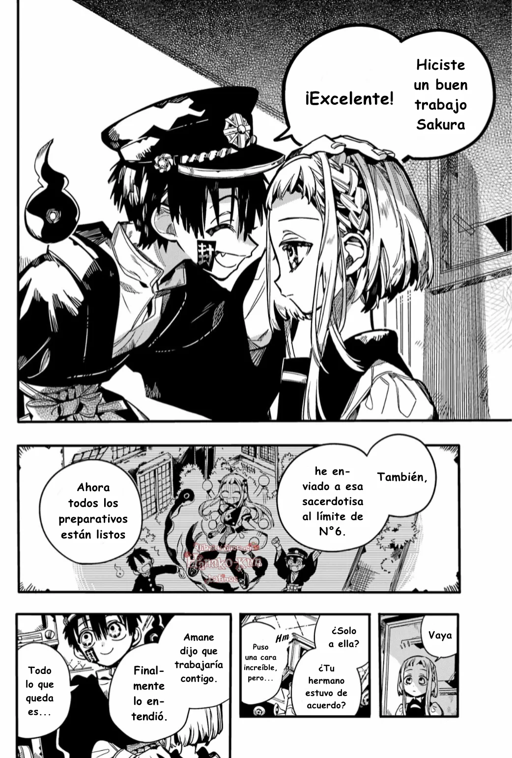Página 11 — Jibaku Shounen Hanako-kun Capítulo 92