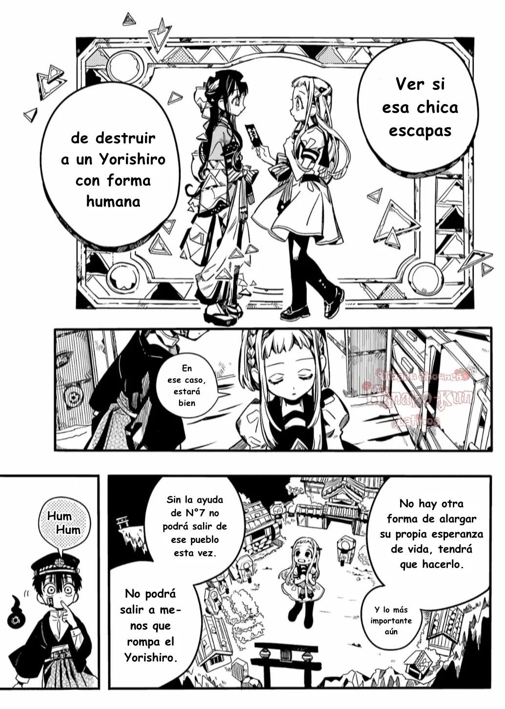 Página 12 — Jibaku Shounen Hanako-kun Capítulo 92