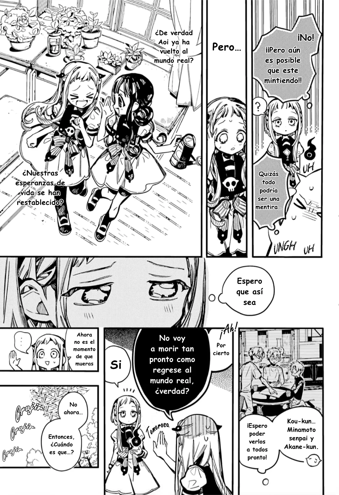 Página 15 — Jibaku Shounen Hanako-kun Capítulo 95