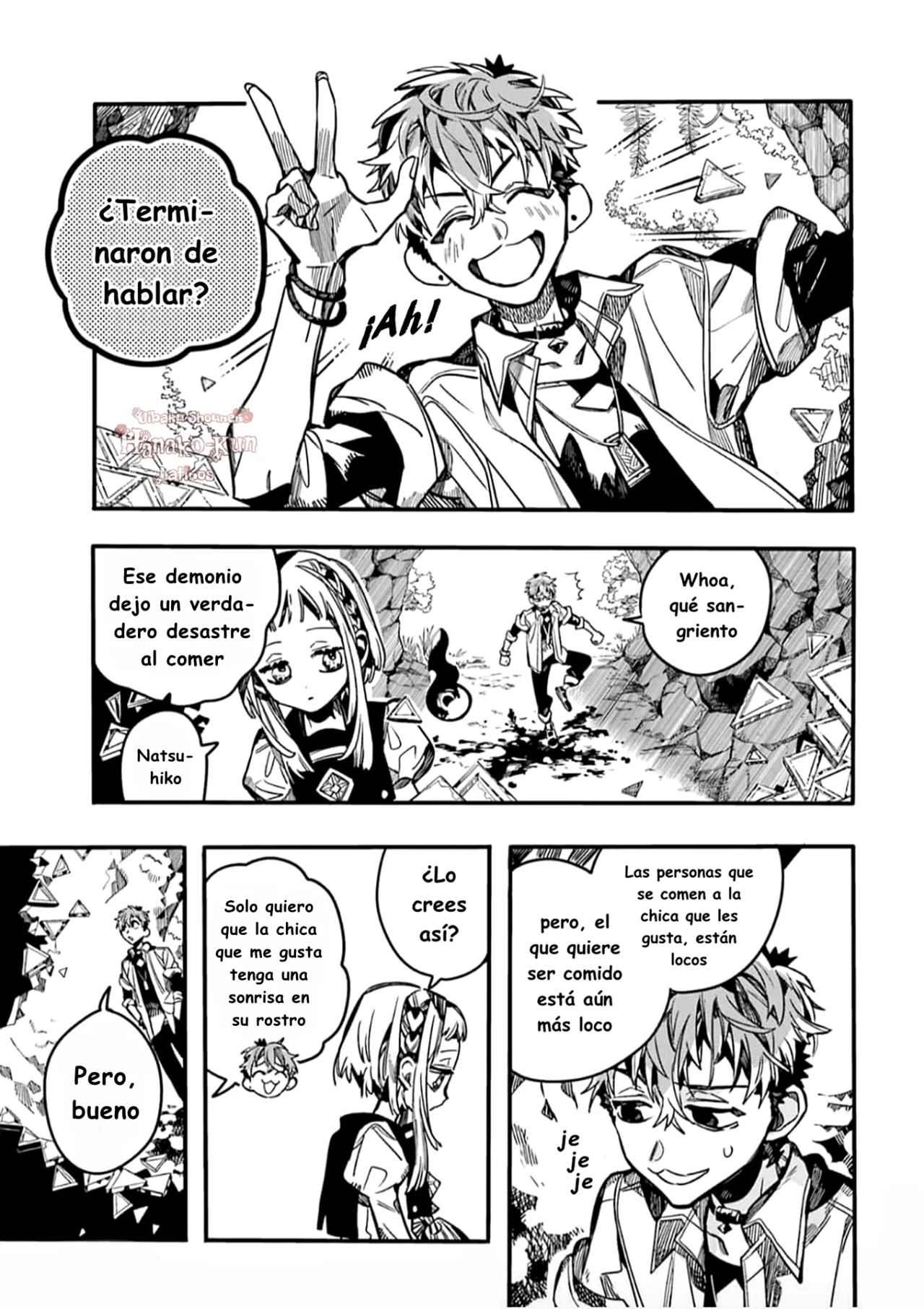 Página 37 — Jibaku Shounen Hanako-kun Capítulo 95