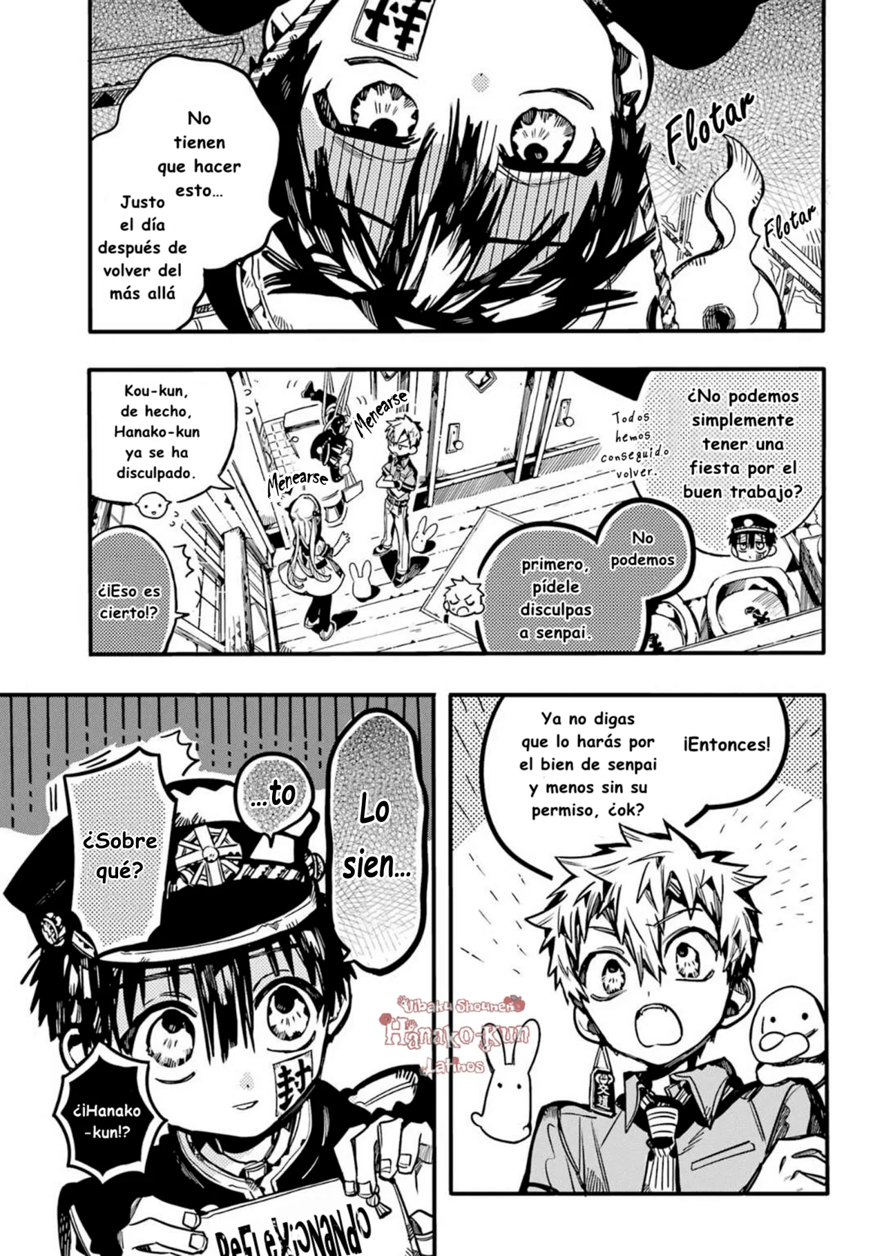 Página 8 — Jibaku Shounen Hanako-kun Capítulo 96