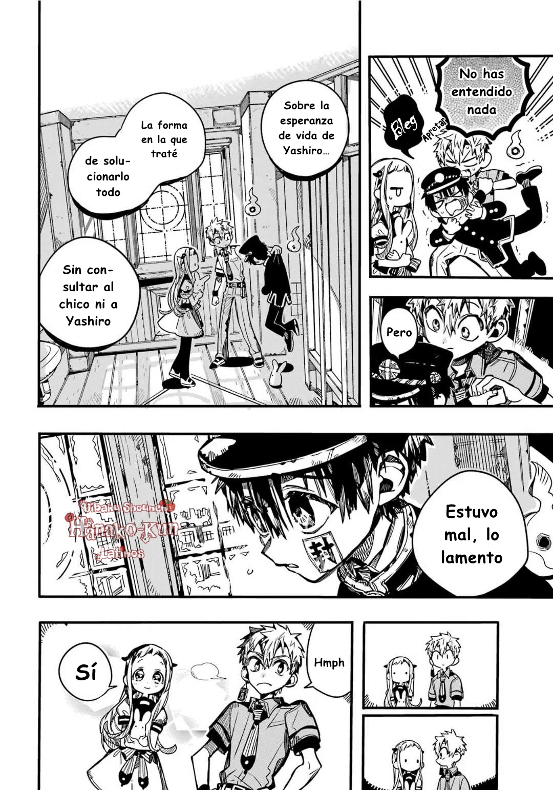 Página 9 — Jibaku Shounen Hanako-kun Capítulo 96