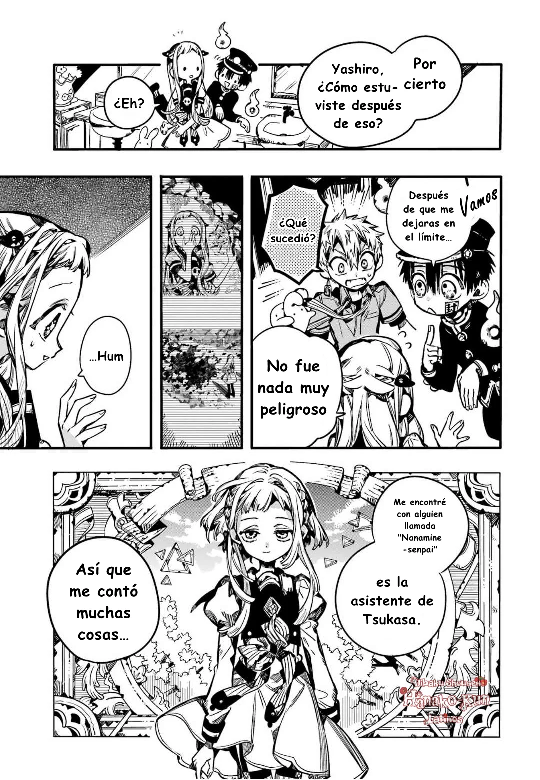 Página 10 — Jibaku Shounen Hanako-kun Capítulo 96