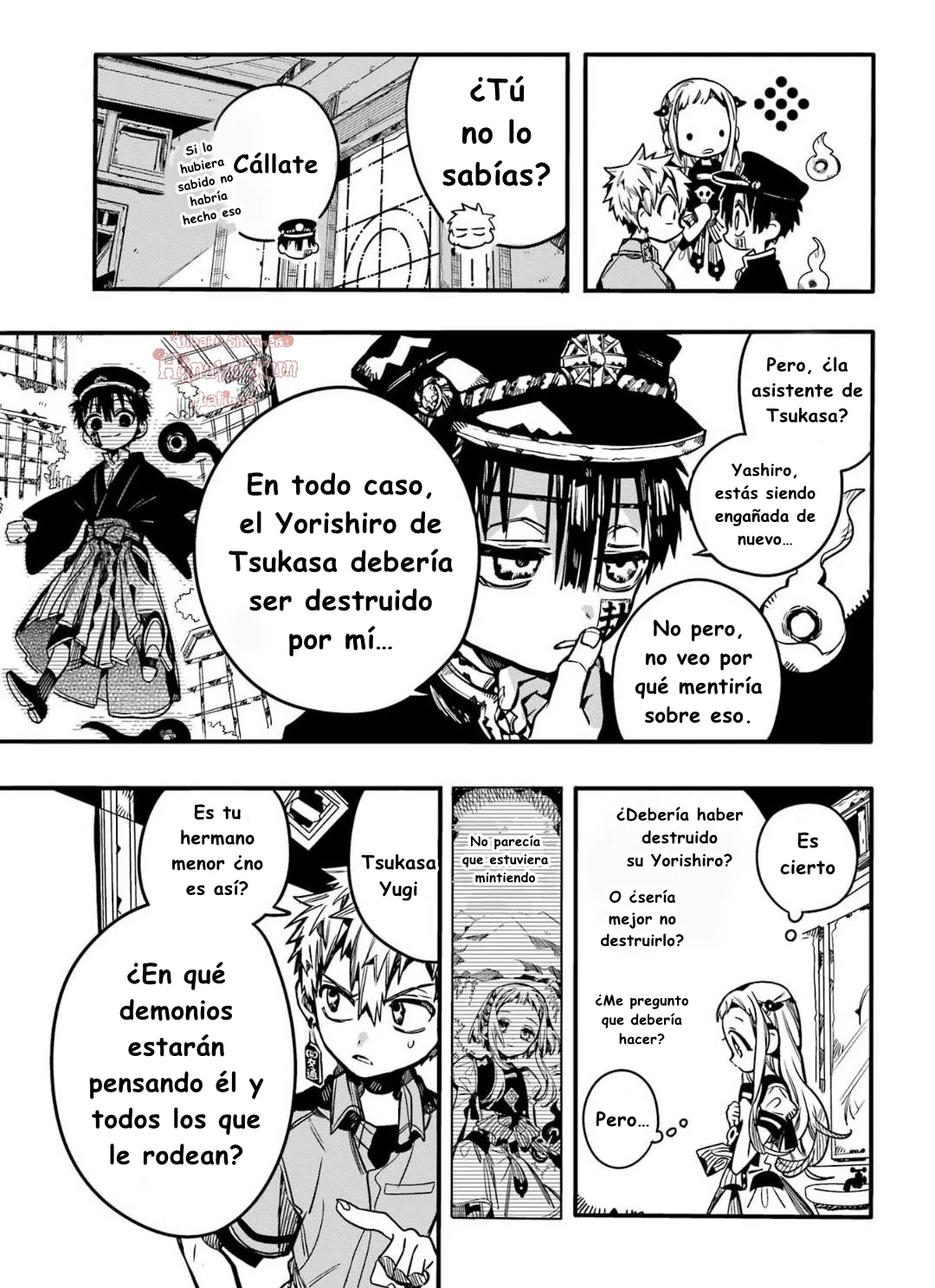 Página 12 — Jibaku Shounen Hanako-kun Capítulo 96