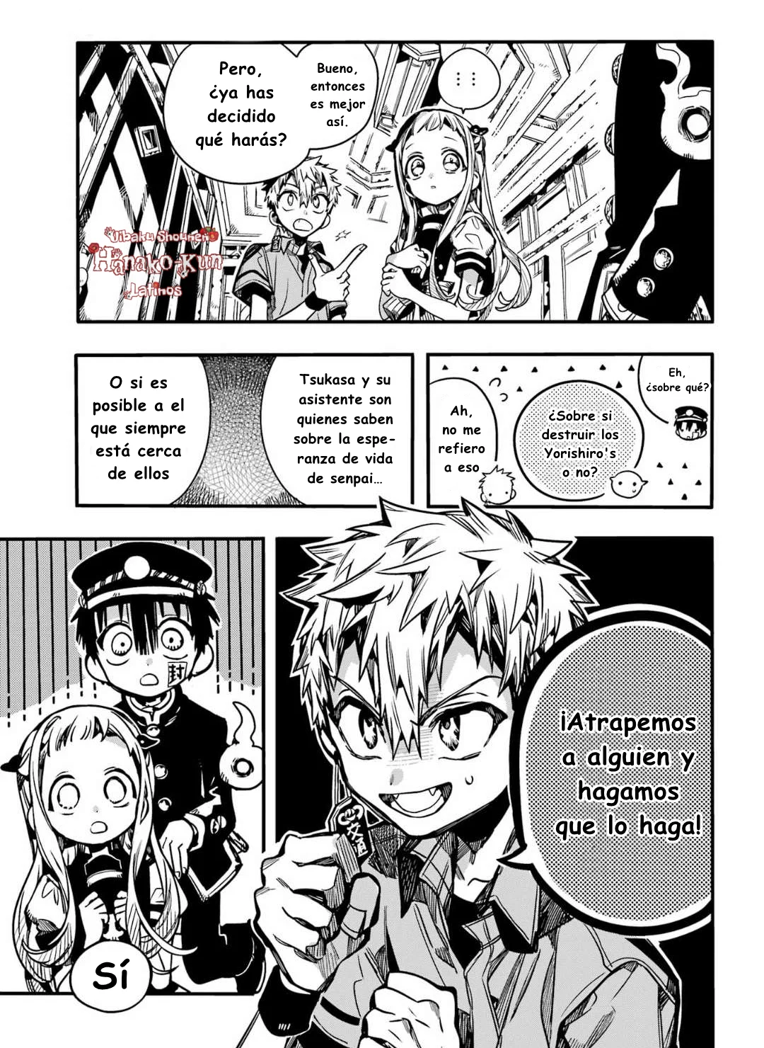 Página 14 — Jibaku Shounen Hanako-kun Capítulo 96
