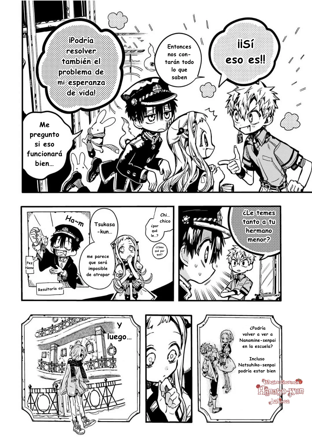 Página 15 — Jibaku Shounen Hanako-kun Capítulo 96