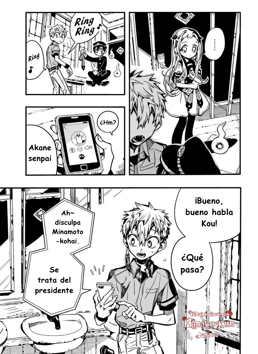 Página 16 — Jibaku Shounen Hanako-kun Capítulo 96