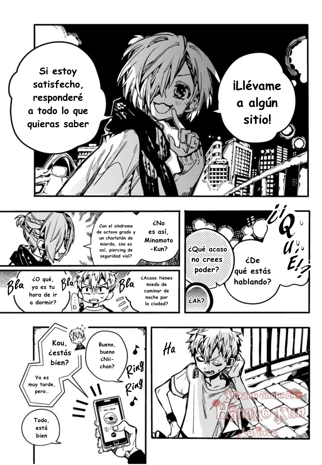 Página 10 — Jibaku Shounen Hanako-kun Capítulo 98