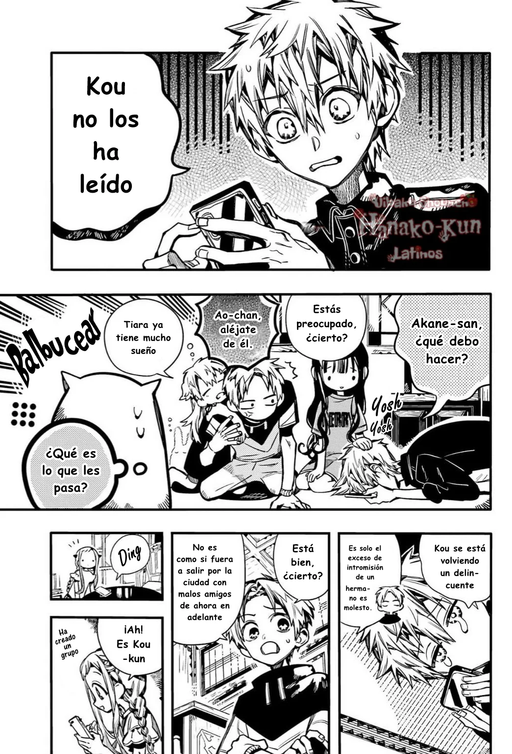 Página 14 — Jibaku Shounen Hanako-kun Capítulo 98